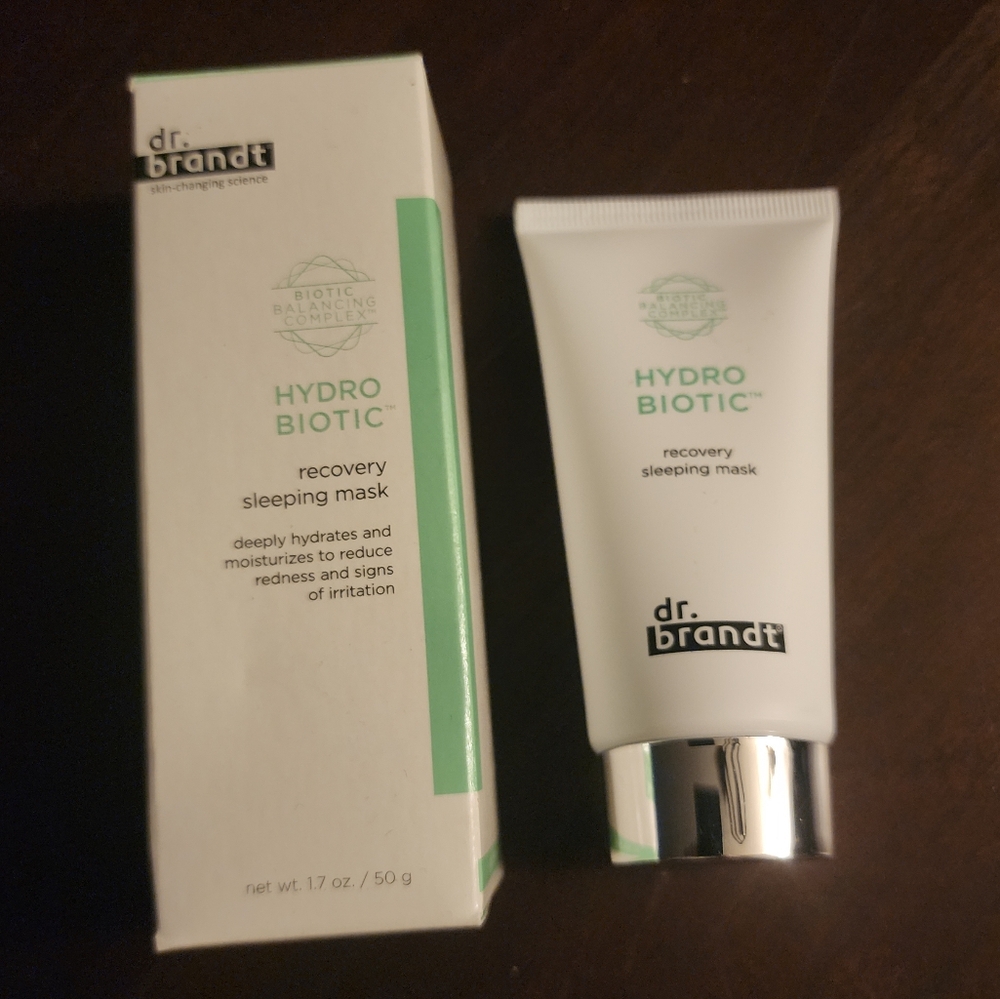 Dr. Brandt Hydro Biotic Recovery Sleeping Mask Full Size 1.7 oz / 50g New In Box